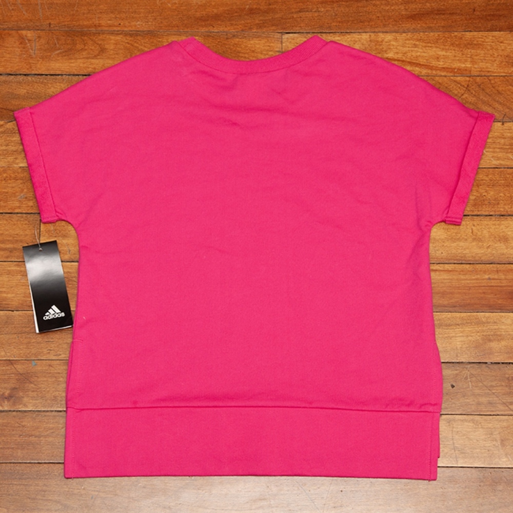 Adidas Short Sleeve Cropped Sweatshirt - Picture 3 of 6
